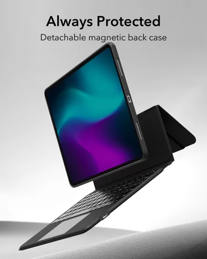 Чехол-клавиатура ESR Ascend Keyboard Case US Layout-Black для iPad Pro 11” (2024) (6B0190102)