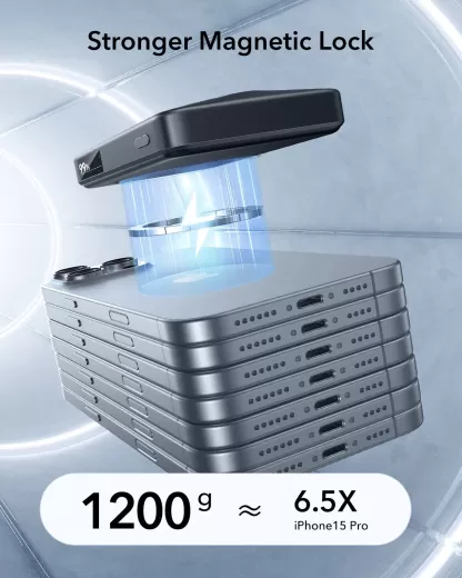 Повербанк с подставкой ESR Qi2 10000 mAh MagSlim Kickstand Power Bank Lavender