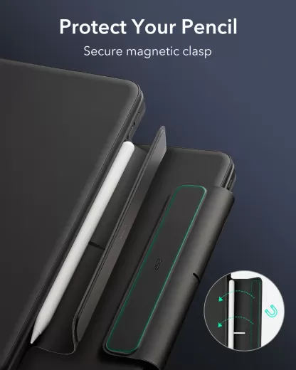 Чохол-клавіатура ESR Rebound Magnetic Keyboard Case 360 US Layout-White для iPad Pro 13” (2024)
