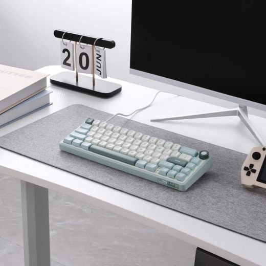 Клавіатура Royal Kludge R65 Wired Keyboard UA\RU\ENG Cherry Profile (Chartreuse Switch) Green Sand (RK-R65UARUENG-CHP-CS-GS)
