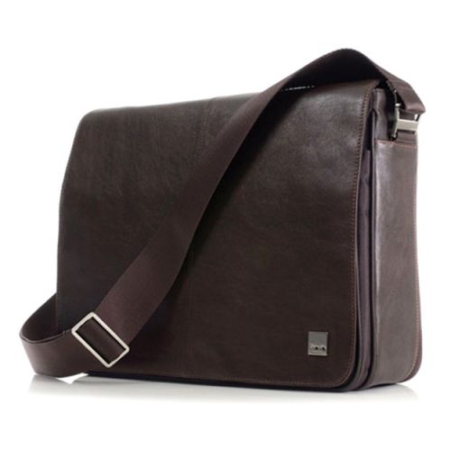 Сумка Knomo Leather Messenger Bungo Brown (KN-BUN017) для MacBook Pro 15