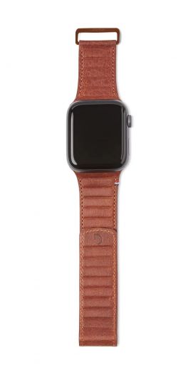 Ремешок Decoded Leather Traction Strap Brown (D9AWS44TS1CBN) для Apple Wach 42/44mm
