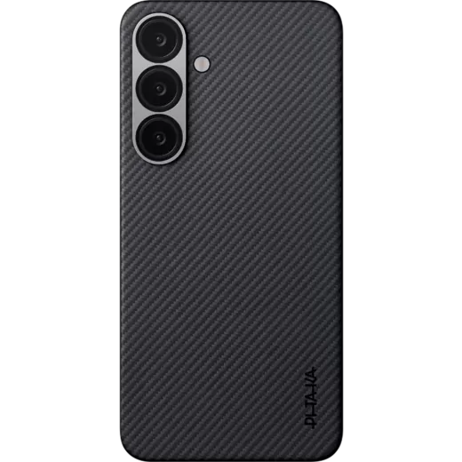 Карбоновий чохол Pitaka Classic Ultra-Slim Case Black/Grey Twill для Samsung Galaxy S25 (KS2501)