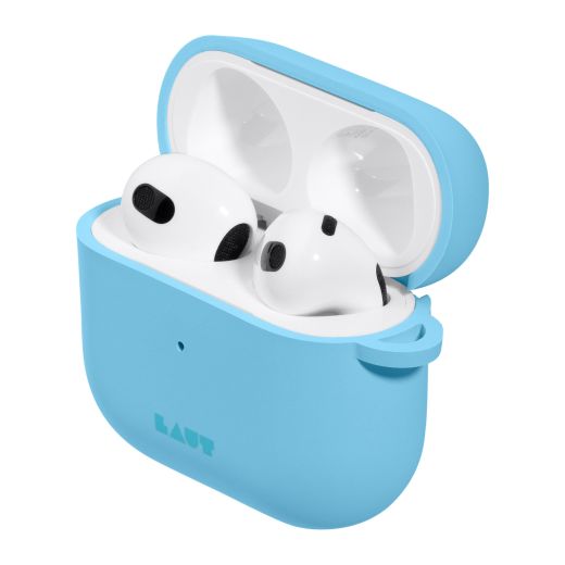 Силиконовый чехол Laut Huex Pastel Baby Blue для Apple AirPods 3 (L_AP4_HXP_BL)