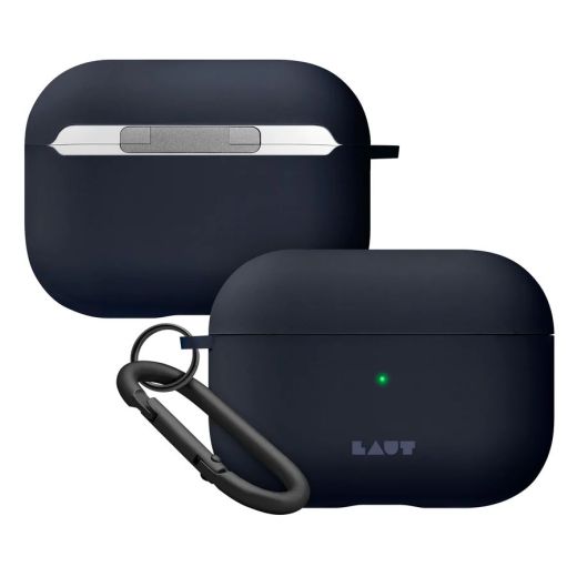 Чохол з карабіном LAUT HUEX Navy для AirPods Pro 2nd Gen (L_APP2_HX_NV)