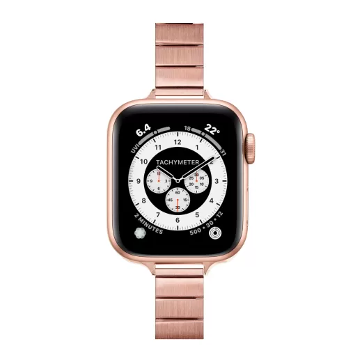 Металевий ремінець Laut Links Petite Rose Gold для Apple Watch 42мм | 41мм | 40мм (L_AWS_LP_RG)