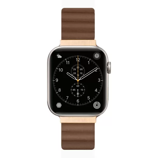 Ремешок Laut NOVI LUXE Sepia Brown для Apple Watch 42мм | 41мм | 40мм (L_AWS_NL_BR)