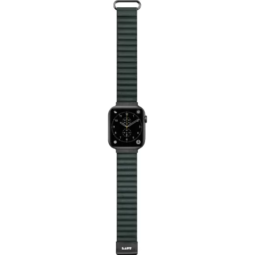 Ремінець Laut NOVI LUXE Pine Green для Apple Watch 42мм | 41мм | 40мм (L_AWS_NL_GN)