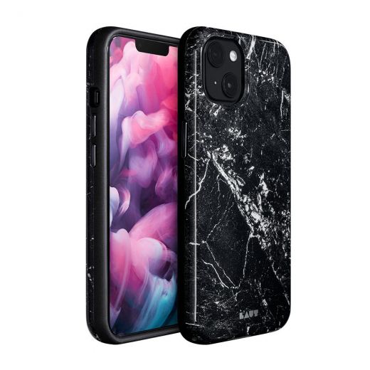 Чехол Laut HUEX ELEMENTS Marble Black для iPhone 13 (L_IP21M2_HXE_BK)