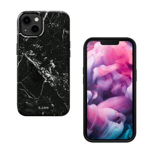 Чехол Laut HUEX ELEMENTS Marble Black для iPhone 13 (L_IP21M2_HXE_BK)