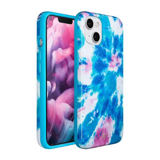 Чехол Laut HUEX TIE DYE Sky Blue для iPhone 13 (L_IP21M2_TD_BL)