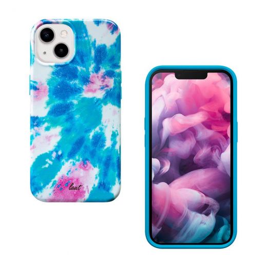 Чехол Laut HUEX TIE DYE Sky Blue для iPhone 13 (L_IP21M2_TD_BL)