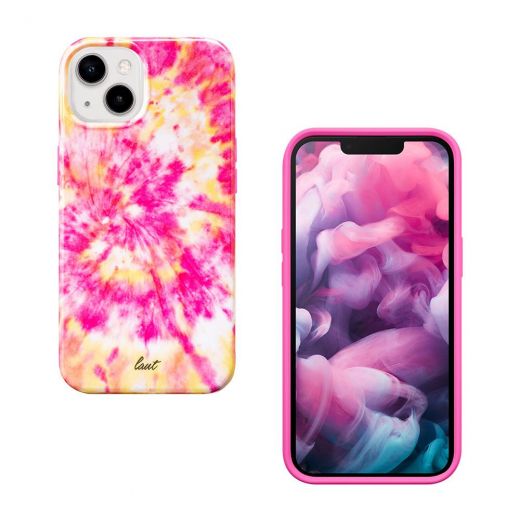 Чехол Laut HUEX TIE DYE Hot Pink для iPhone 13 (L_IP21M2_TD_P)