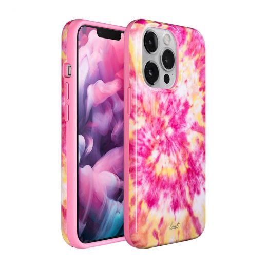 Чехол Laut HUEX TIE DYE Hot Pink для iPhone 13 Pro (L_IP21M_TD_P)