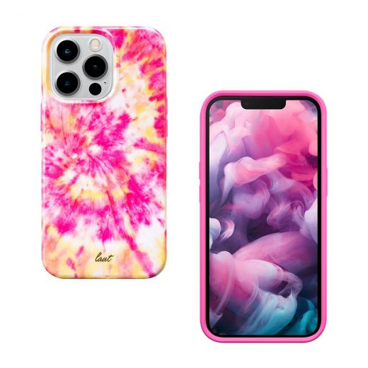 Чехол Laut HUEX TIE DYE Hot Pink для iPhone 13 Pro (L_IP21M_TD_P)