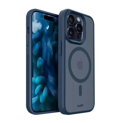 Чехол Laut HUEX PROTECT with MagSafe Dark Blue для iPhone 15 Pro Max (L_IP23D_HPT_DB)