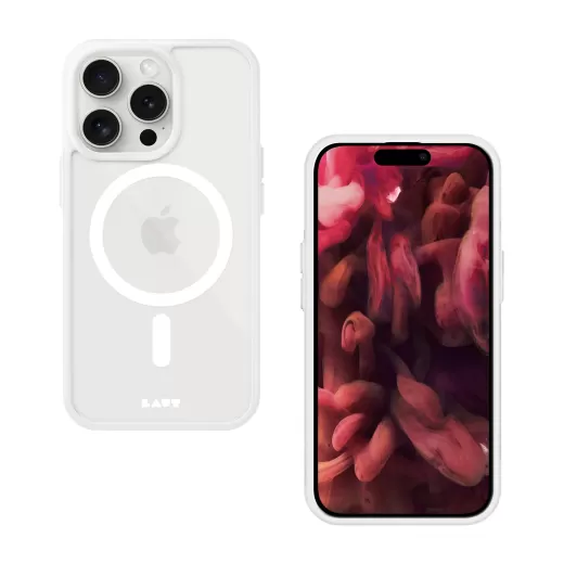 Чохол Laut HUEX PROTECT with MagSafe White для iPhone 15 Pro (L_IP23B_HPT_W)