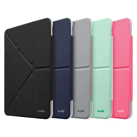Чехол Laut HUEX FOLIO Versatile Stand case with Stylus Pen Slot Black для iPad Air 11” 6 M2 (2024) | Air 10.9" 4 | 5 M1 (2020 | 2022) (L_IPA24S_HF_BK)