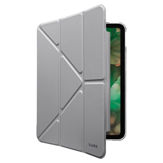 Чохол Laut HUEX FOLIO Versatile Stand case with Stylus Pen Slot Grey для iPad Air 11" M3 | M2 (2025 | 2024)| Air 10.9" 4 | 5 M1 (2020 | 2022) (L_IPA24S_HF_GY)