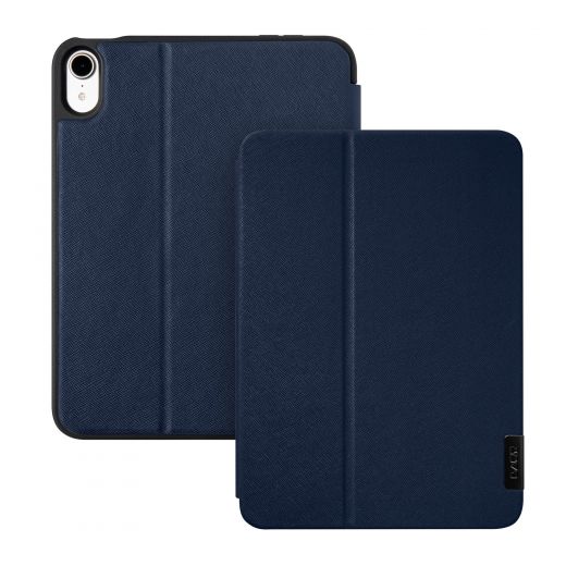 Чехол Laut PRESTIGE FOLIO with Pencil Holder Indigo для iPad mini 6 (2021) (L_IPM6_PR_BL)