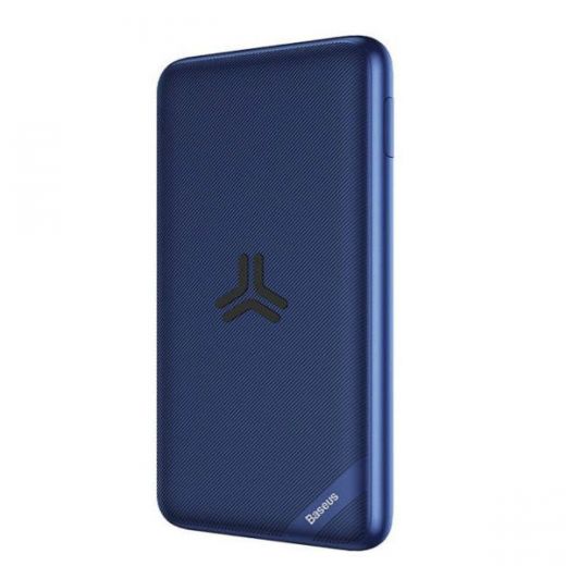 Повербанк (Внешний аккумулятор) Baseus S10 Bracket 10W Wireless Charger Power Bank 10000mAh 18W Blue (PPS10-03)