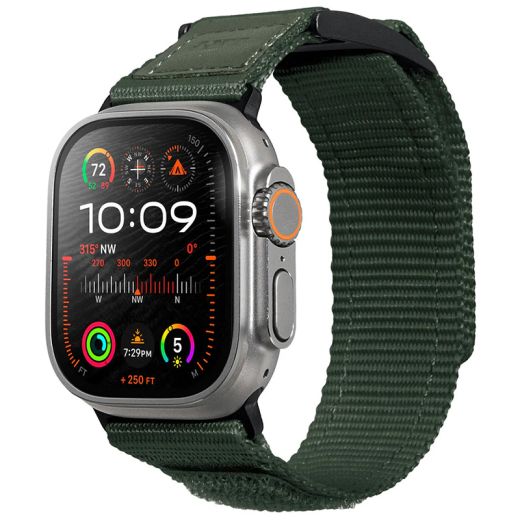 Спортивний ремінець Laut Champs Sport Green для Apple Watch 49мм | 45мм | 44мм | 42мм (L_AWU_CS_GN)