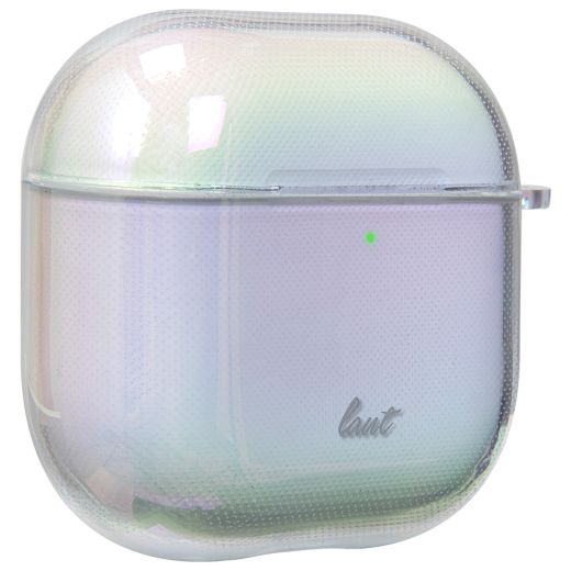 Чехол с карабином Laut HOLO Pearl для AirPods 4 (2024) (L_AP5_HO_W)