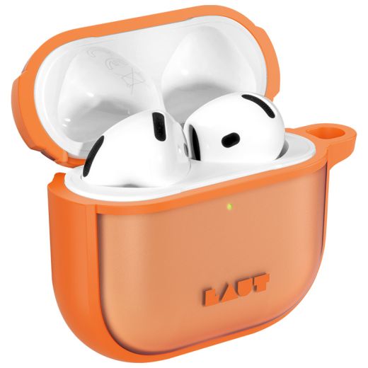Чохол з карабіном Laut HUEX Protect Neon Orange для AirPods 4 (2024) (L_AP5_HPT_O)