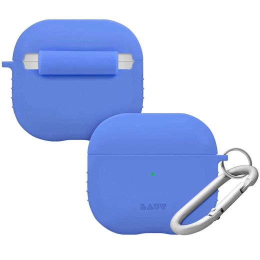 Чохол з карабіном Laut POD Blue для AirPods 4 (2024) (L_AP5_POD_BL)