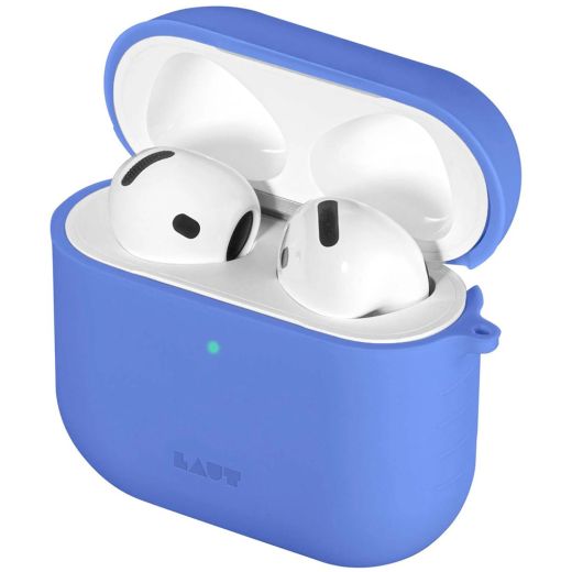 Чохол з карабіном Laut POD Blue для AirPods 4 (2024) (L_AP5_POD_BL)