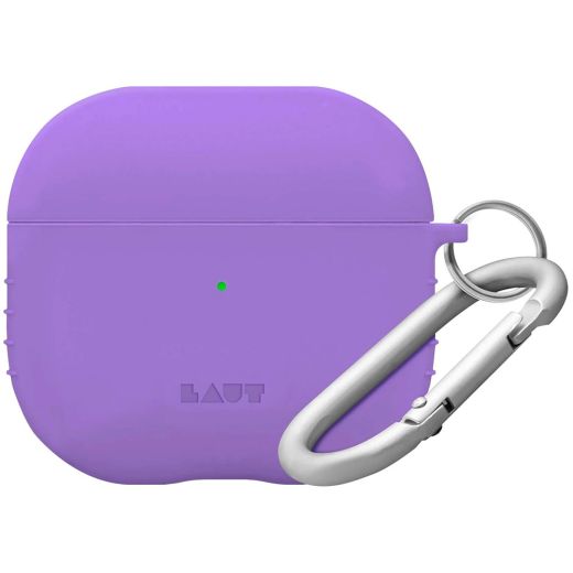 Чохол з карабіном Laut POD Violet для AirPods 4 (2024) (L_AP5_POD_PU)