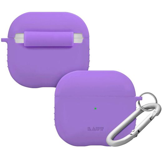 Чохол з карабіном Laut POD Violet для AirPods 4 (2024) (L_AP5_POD_PU)