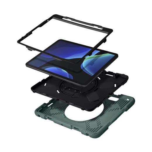 Чехол-книжка Laut SHIELD ENDURO case with Pencil Holder Sage Green (L_IPD20_SE_SG) для iPad Pro 11" (2020 | 2021 | 2022 | M1 | M2)