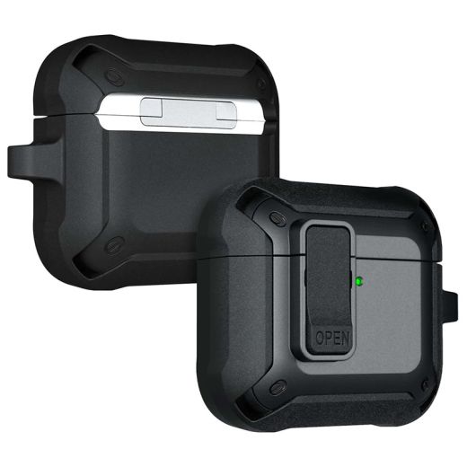 Протиударний чохол Laut ZENTRY Black для AirPods 4 (2024) (L_AP5_ZE_BK)