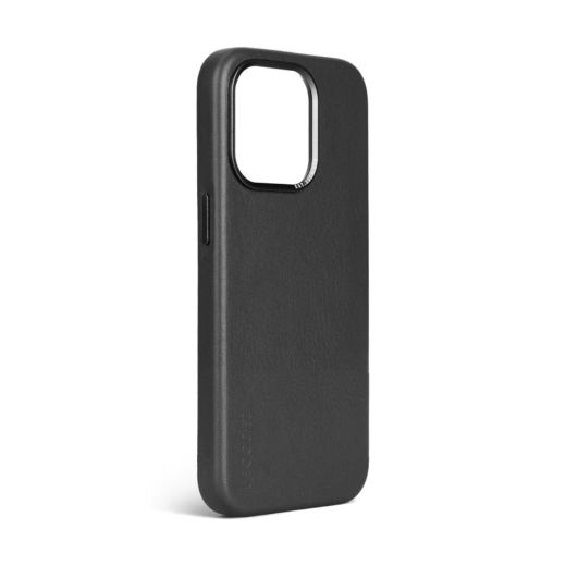 Кожаный чехол Decoded Leather Back Cover Black для iPhone 15 Pro