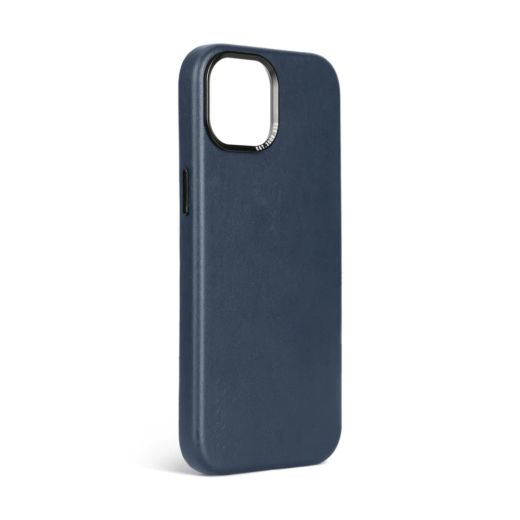 Кожаный чехол Decoded Leather Back Cover True Navy для iPhone 15 Pro