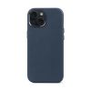 Кожаный чехол Decoded Leather Back Cover True Navy для iPhone 15 Pro