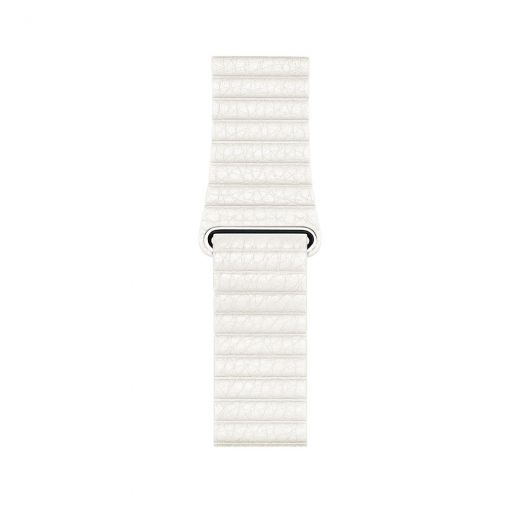 Ремешок Apple Leather Loop White (High copy) для Apple Watch 42/44mm