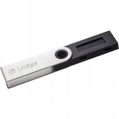 Холодный криптокошелек для криптовалюты Ledger Nano S Black/Silver