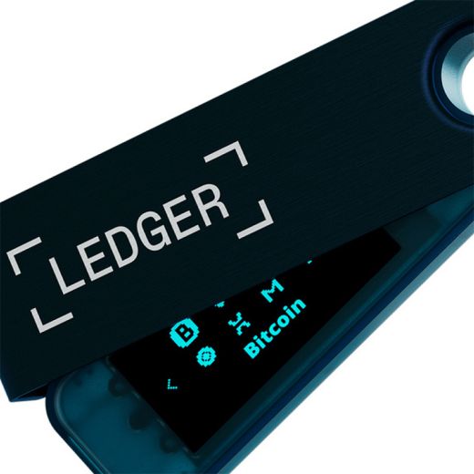 Холодный криптокошелек для криптовалюты Ledger Nano S Plus Sapphire Blue