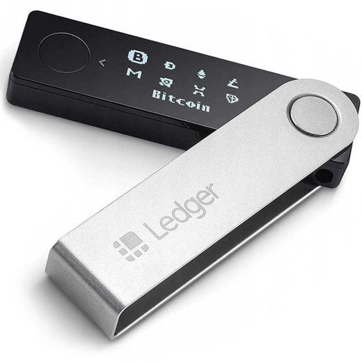 Холодный криптокошелек для криптовалюты Ledger Nano X Onyx Black