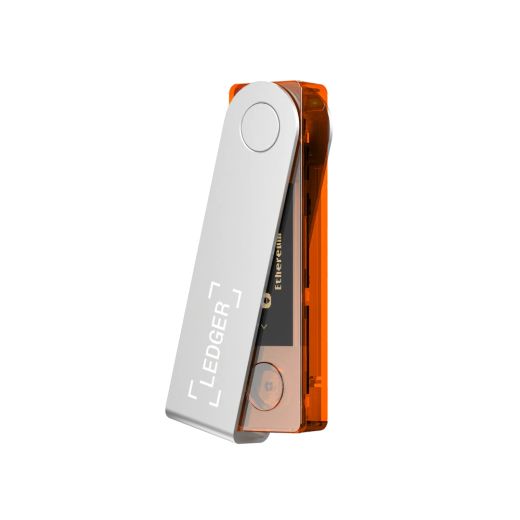 Холодный криптокошелек для криптовалюты Ledger Nano X Blazing Orange