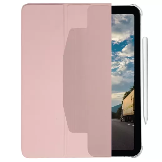 Чохол-книжка Macally Protective Case and Stand Rose для iPad Pro 12.9" (2022 | 2021 | М1 | M2) (BSTANDP6L-RS)