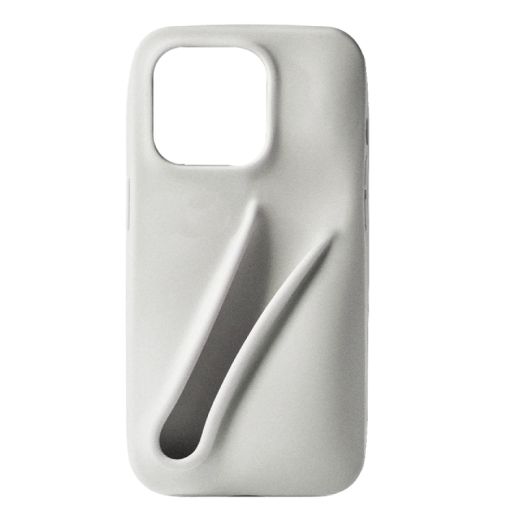Силиконовый чехол с блеском для губ CasePro Rhode Lip Case Grey для iPhone 11