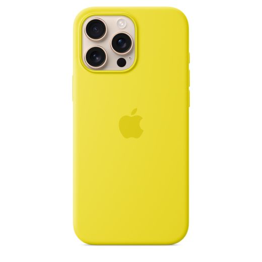 Оригінальний силіконовий чохол Apple Silicone Case with MagSafe Star Fruit для iPhone 16 Pro Max (MA7U4)