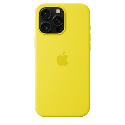 Оригінальний силіконовий чохол Apple Silicone Case with MagSafe Star Fruit для iPhone 16 Pro Max (MA7U4)