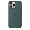 Оригинальный силиконовый чехол Apple Silicone Case with MagSafe Lake Greent для iPhone 16 Pro Max (MA7V4)