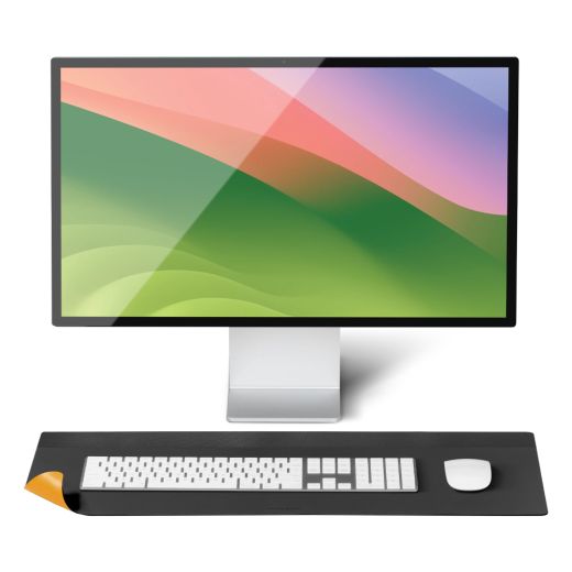 Двосторонній настільний килимок Native Union Dual Sided Desk Mat Black/Kraft (DESK-MAT-BLKKFT)