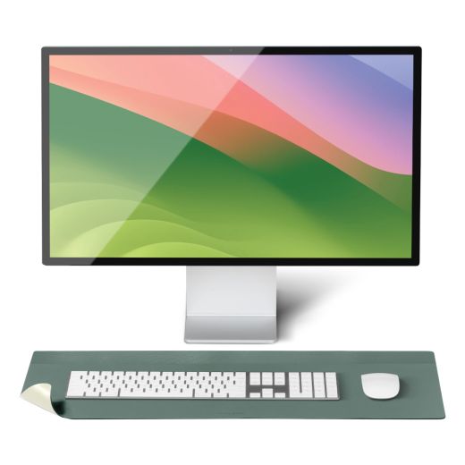 Двосторонній настільний килимок Native Union Dual Sided Desk Mat Slate Green/Sandstone (DESK-MAT-GRNSAN)