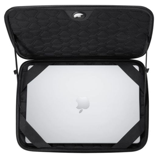 Чехол-сумка Spigen Rugged Armor Pro Pouch Black для Macbook Pro 14" M1 | M2 | M3 | M4 (2021 | 2022 | 2023 | 2024) (AFA04270)